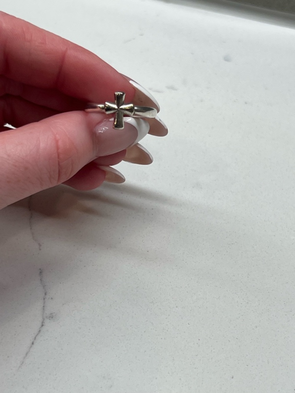 James Avery Silver Cross Ring